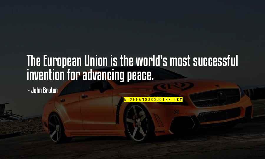 Mutineer Chords Quotes By John Bruton: The European Union is the world's most successful