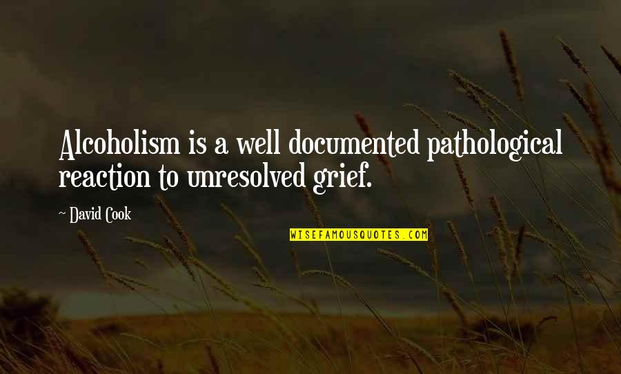 Mutschink Appliance Quotes By David Cook: Alcoholism is a well documented pathological reaction to