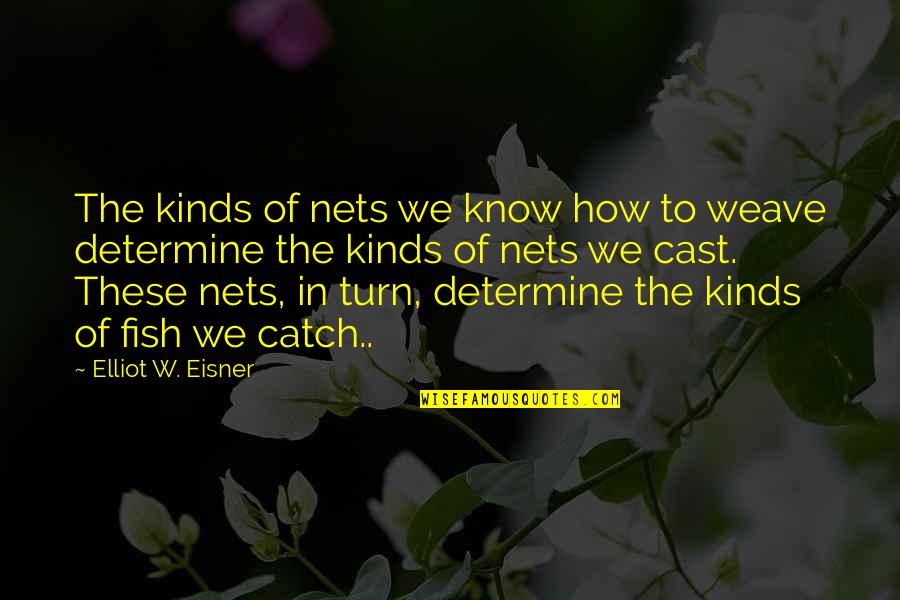 Muttation Quotes By Elliot W. Eisner: The kinds of nets we know how to