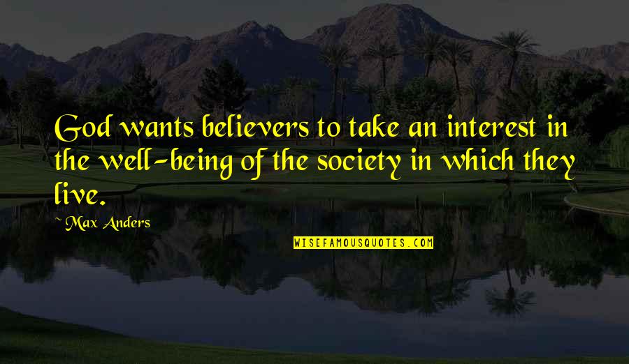 Muttonhead Crossword Quotes By Max Anders: God wants believers to take an interest in Muttonhead Crossword Quotes By Max Anders: God wants believers to take an interest in