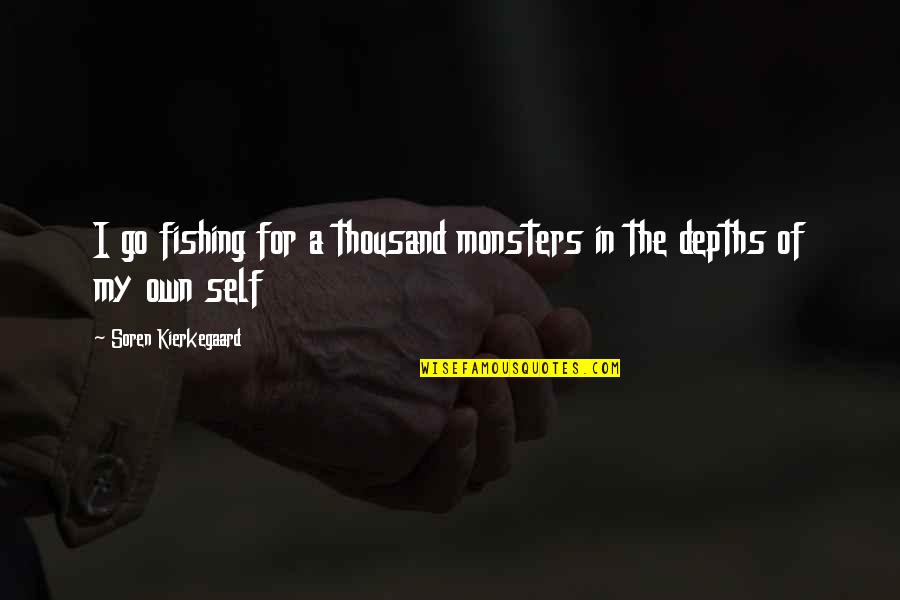 Muttonhead Crossword Quotes By Soren Kierkegaard: I go fishing for a thousand monsters in Muttonhead Crossword Quotes By Soren Kierkegaard: I go fishing for a thousand monsters in