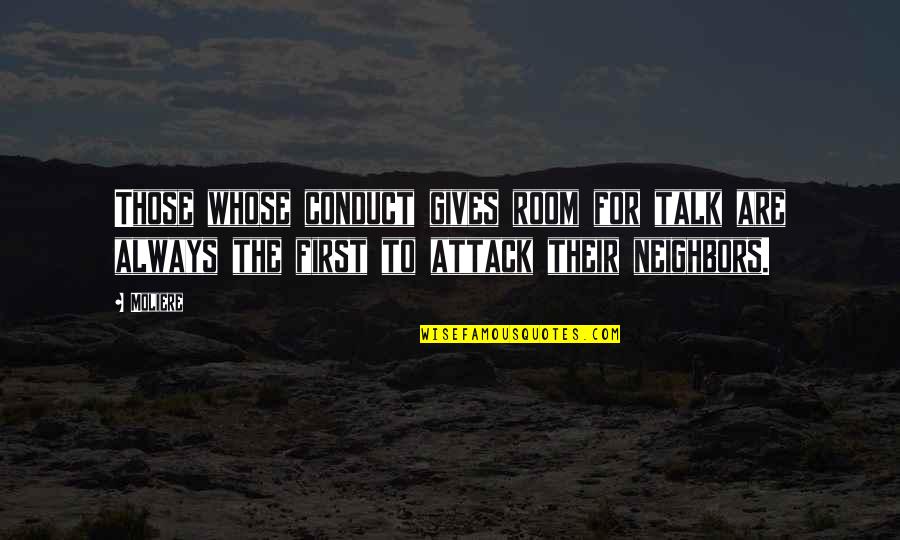 Mvn Stock Quote Quotes By Moliere: Those whose conduct gives room for talk are