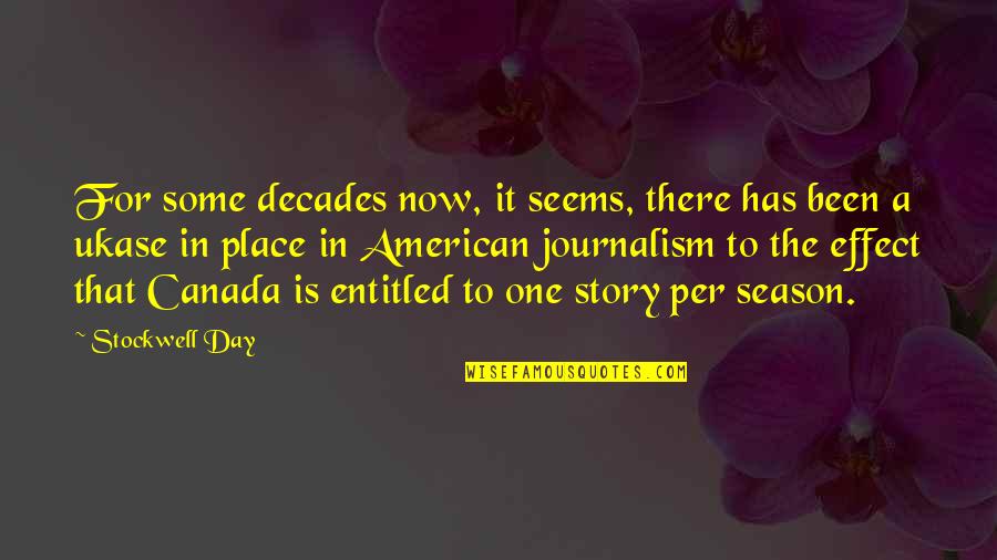 Mwahahaha Quotes By Stockwell Day: For some decades now, it seems, there has Mwahahaha Quotes By Stockwell Day: For some decades now, it seems, there has