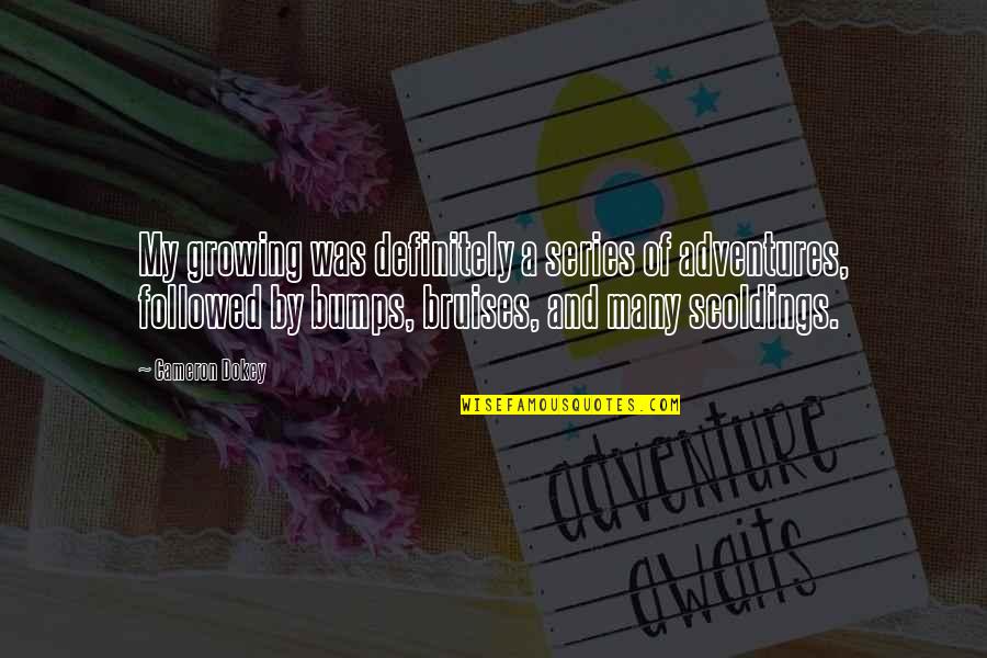 My Adventures Quotes By Cameron Dokey: My growing was definitely a series of adventures,