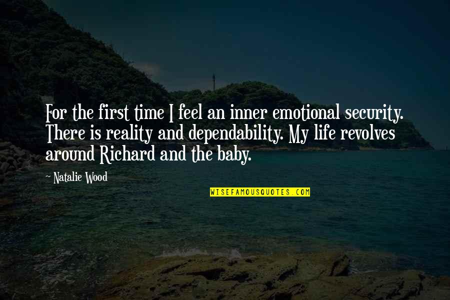 My Baby Is My Quotes By Natalie Wood: For the first time I feel an inner