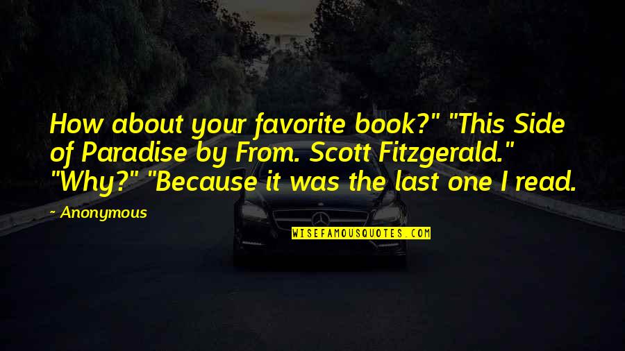 My Book Of Favorite Quotes By Anonymous: How about your favorite book?" "This Side of My Book Of Favorite Quotes By Anonymous: How about your favorite book?" "This Side of