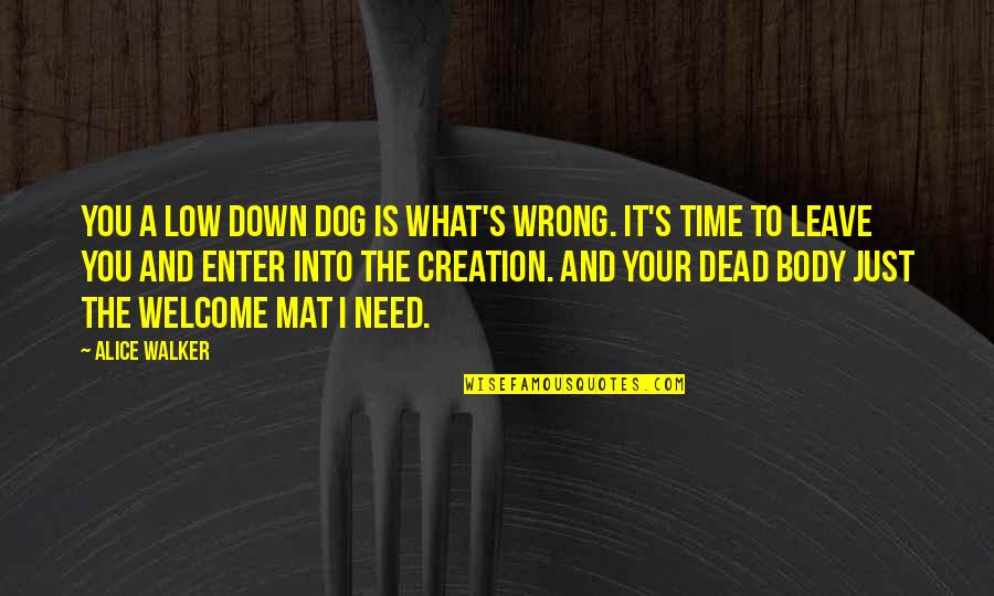 My Dog Is Dead Quotes By Alice Walker: You a low down dog is what's wrong. My Dog Is Dead Quotes By Alice Walker: You a low down dog is what's wrong.