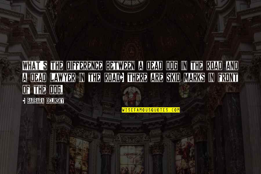 My Dog Is Dead Quotes By Barbara Delinsky: What's the difference between a dead dog in