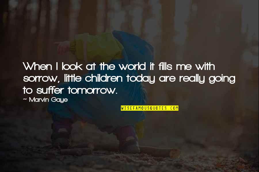 My Future World Quotes By Marvin Gaye: When I look at the world it fills