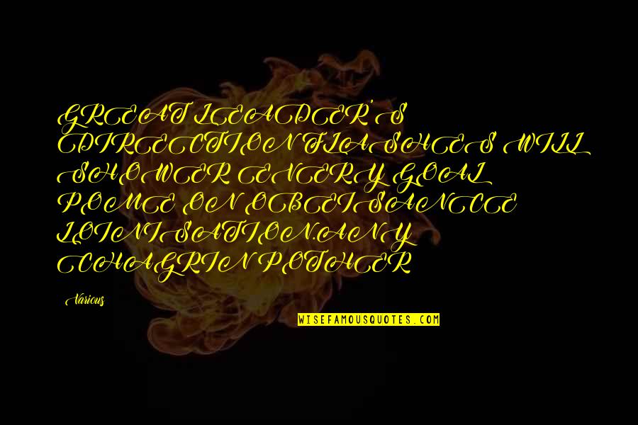 My Immortal Memorable Quotes By Various: GREAT LEADER'S DIRECTION FLASHES WILL SHOWER EVERY GOAL My Immortal Memorable Quotes By Various: GREAT LEADER'S DIRECTION FLASHES WILL SHOWER EVERY GOAL