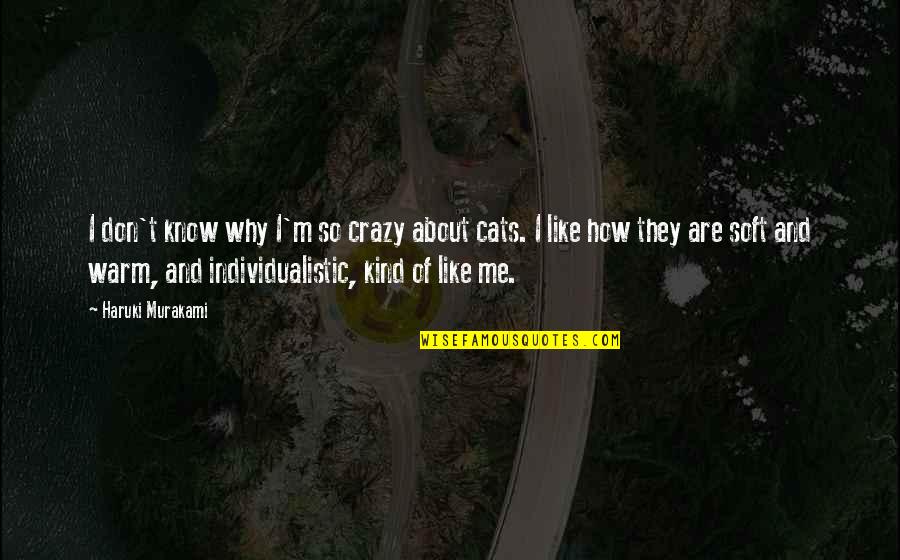 My Kind Of Crazy Quotes By Haruki Murakami: I don't know why I'm so crazy about