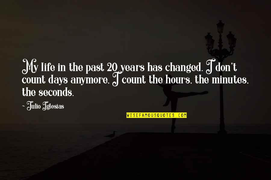 My Life Has Changed Quotes By Julio Iglesias: My life in the past 20 years has