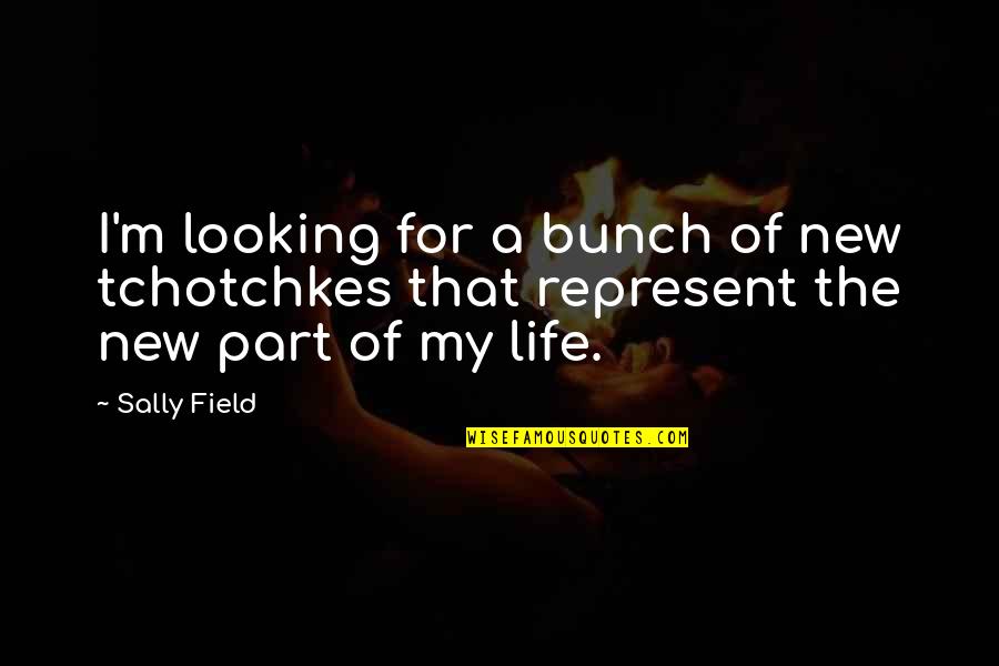 My New Life Quotes By Sally Field: I'm looking for a bunch of new tchotchkes