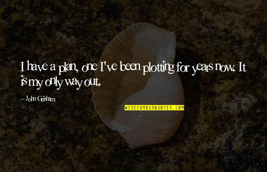 My Plan Is Quotes By John Grisham: I have a plan, one I've been plotting