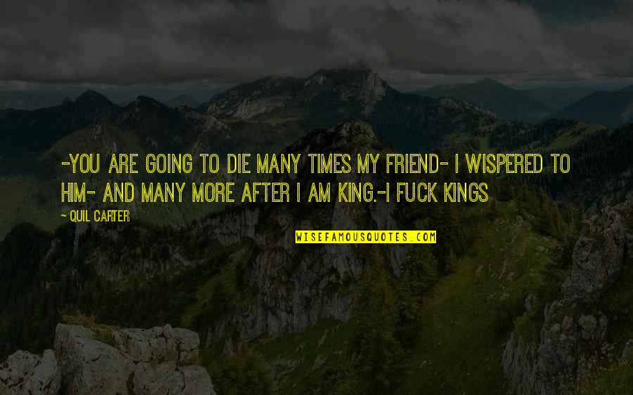 My Post Quotes By Quil Carter: -You are going to die many times my My Post Quotes By Quil Carter: -You are going to die many times my