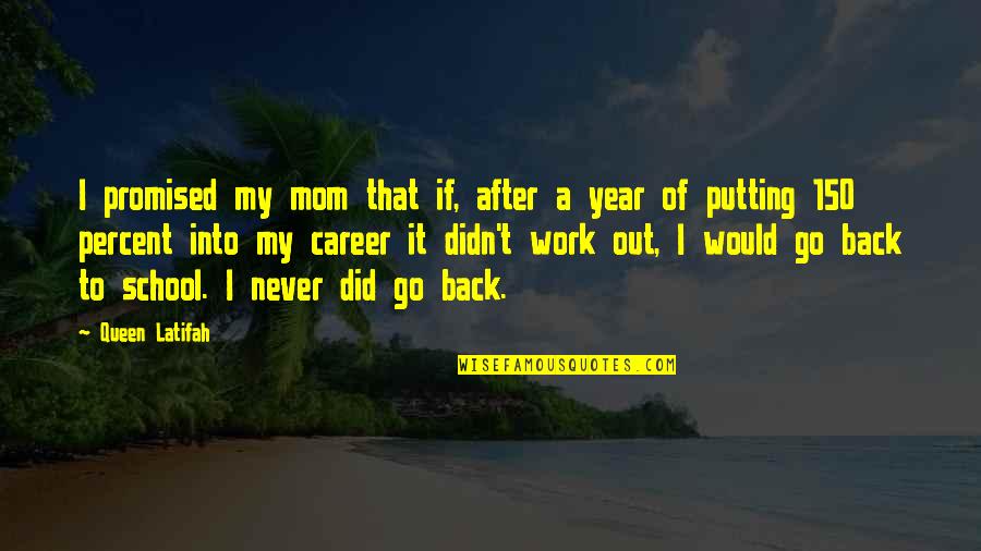 My Queen Quotes By Queen Latifah: I promised my mom that if, after a My Queen Quotes By Queen Latifah: I promised my mom that if, after a