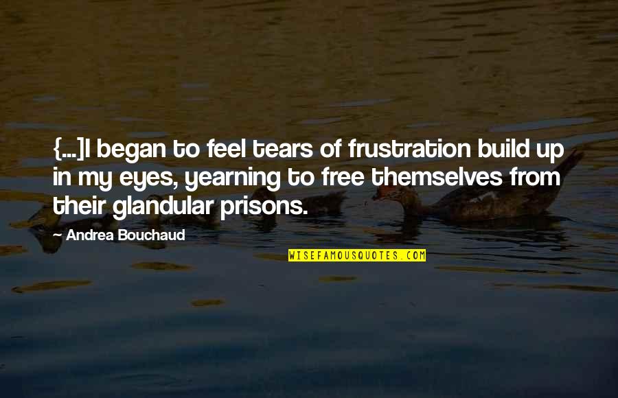My Sad Quotes By Andrea Bouchaud: {...]I began to feel tears of frustration build