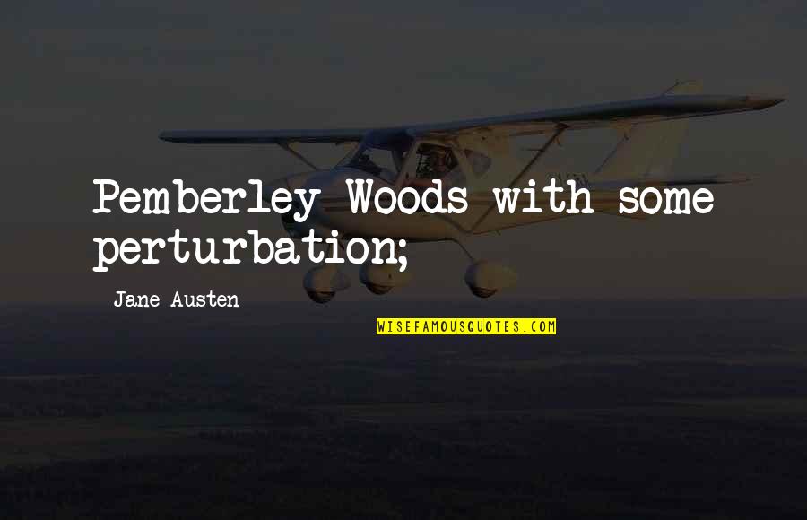 Mycroft Holmes Bbc Quotes By Jane Austen: Pemberley Woods with some perturbation;