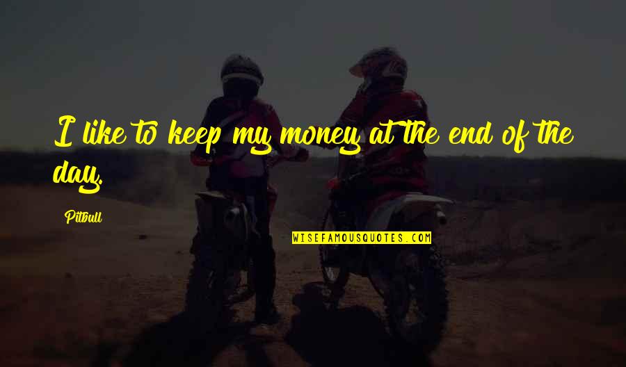 Myka Relocate Quotes By Pitbull: I like to keep my money at the