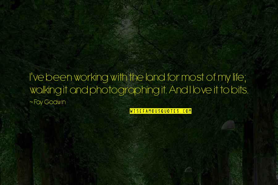 Mystresse Quotes By Fay Godwin: I've been working with the land for most