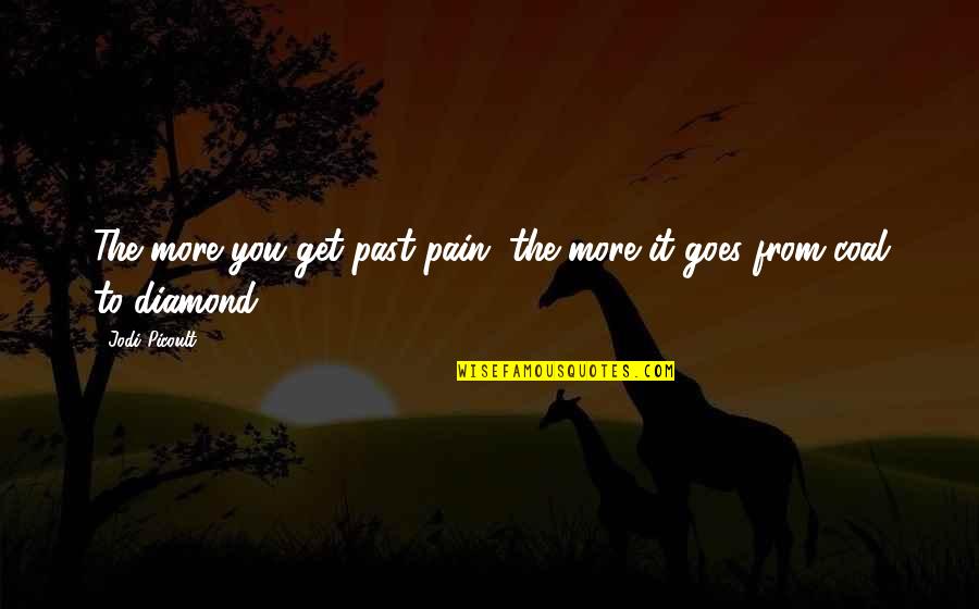 Nabobs Quotes By Jodi Picoult: The more you get past pain, the more