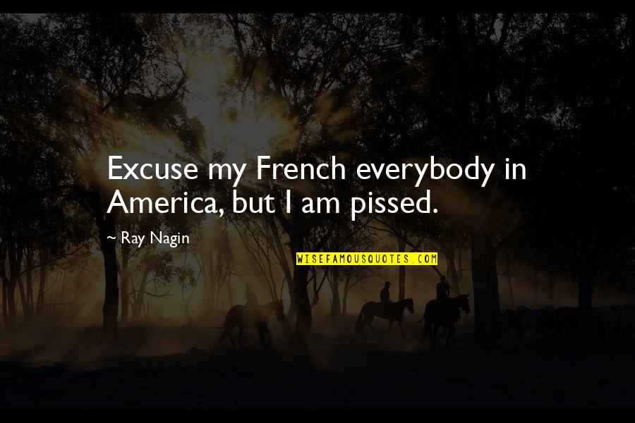 Nagin Quotes By Ray Nagin: Excuse my French everybody in America, but I