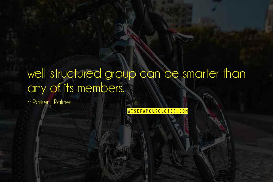 Naglreiter Medical Device Quotes By Parker J. Palmer: well-structured group can be smarter than any of Naglreiter Medical Device Quotes By Parker J. Palmer: well-structured group can be smarter than any of