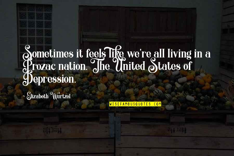 Nagrada Fric Quotes By Elizabeth Wurtzel: Sometimes it feels like we're all living in Nagrada Fric Quotes By Elizabeth Wurtzel: Sometimes it feels like we're all living in