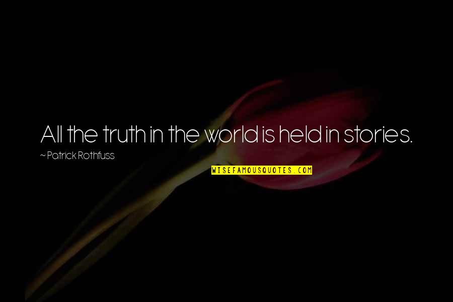 Nagraj Quotes By Patrick Rothfuss: All the truth in the world is held
