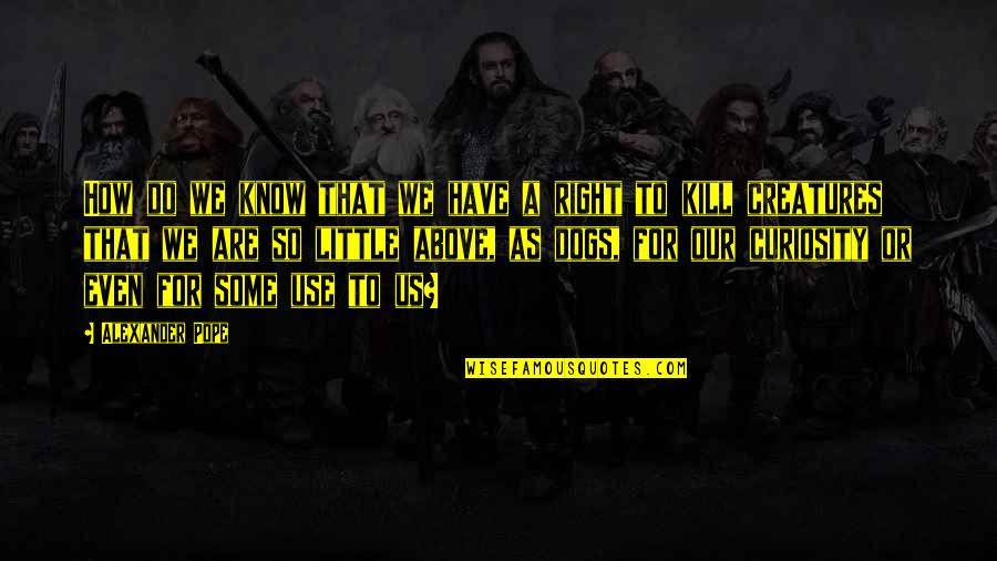 Najszybciej Koleja Quotes By Alexander Pope: How do we know that we have a Najszybciej Koleja Quotes By Alexander Pope: How do we know that we have a