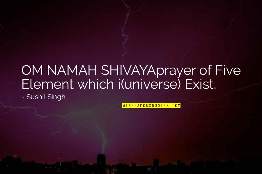 Namah Quotes By Sushil Singh: OM NAMAH SHIVAYAprayer of Five Element which i(universe)