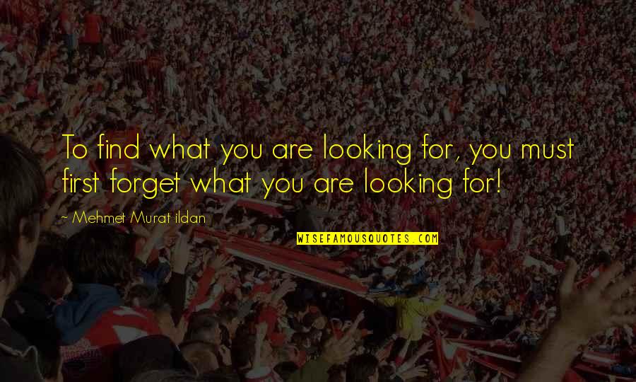 Nanligaw Nga Quotes By Mehmet Murat Ildan: To find what you are looking for, you Nanligaw Nga Quotes By Mehmet Murat Ildan: To find what you are looking for, you