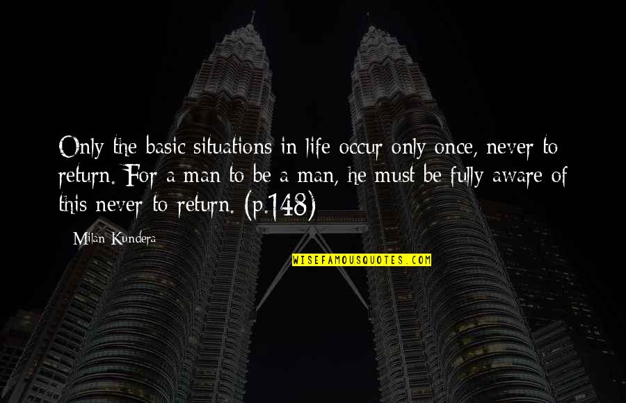 Nantuckets Fenwick Island Quotes By Milan Kundera: Only the basic situations in life occur only