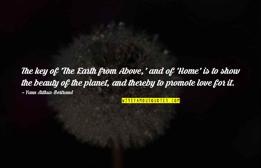 Napisana Bajka Quotes By Yann Arthus-Bertrand: The key of 'The Earth from Above,' and