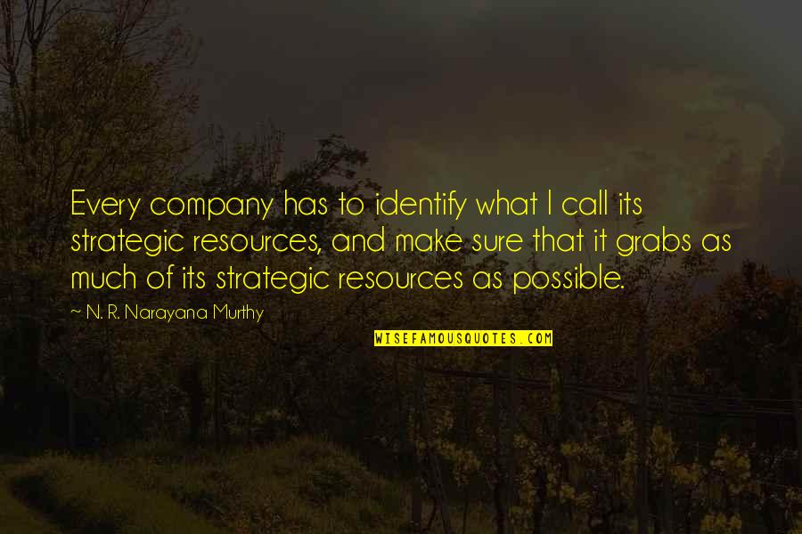 Narayana Quotes By N. R. Narayana Murthy: Every company has to identify what I call Narayana Quotes By N. R. Narayana Murthy: Every company has to identify what I call