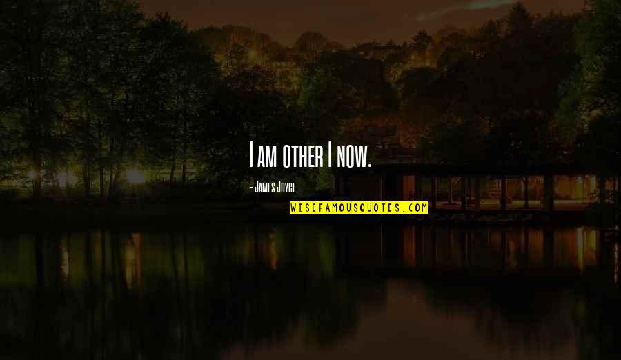 Naricssus Quotes By James Joyce: I am other I now. Naricssus Quotes By James Joyce: I am other I now.