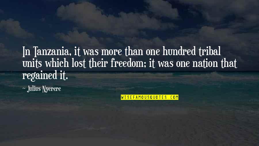 Narong Prangcharoen Quotes By Julius Nyerere: In Tanzania, it was more than one hundred Narong Prangcharoen Quotes By Julius Nyerere: In Tanzania, it was more than one hundred