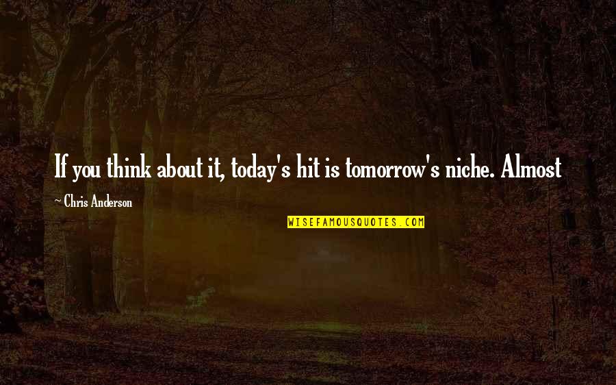 Narrowing Quotes By Chris Anderson: If you think about it, today's hit is Narrowing Quotes By Chris Anderson: If you think about it, today's hit is