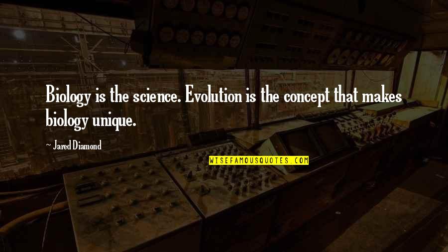 Nasanay Tagalog Quotes By Jared Diamond: Biology is the science. Evolution is the concept