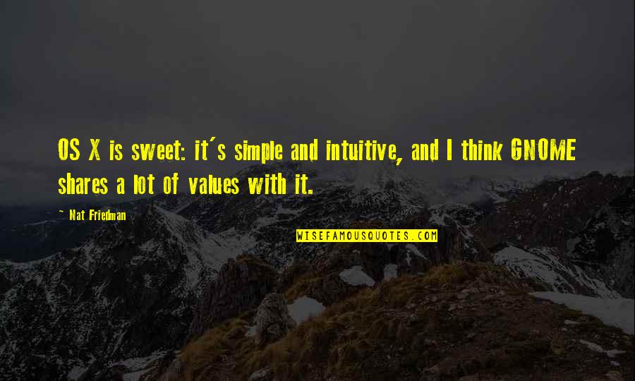 Nat X Quotes By Nat Friedman: OS X is sweet: it's simple and intuitive, Nat X Quotes By Nat Friedman: OS X is sweet: it's simple and intuitive,