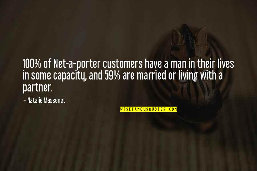 Natalie Massenet Quotes By Natalie Massenet: 100% of Net-a-porter customers have a man in