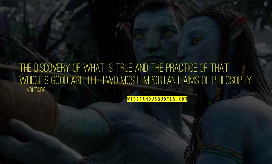 Natalio Chediak Quotes By Voltaire: The discovery of what is true and the