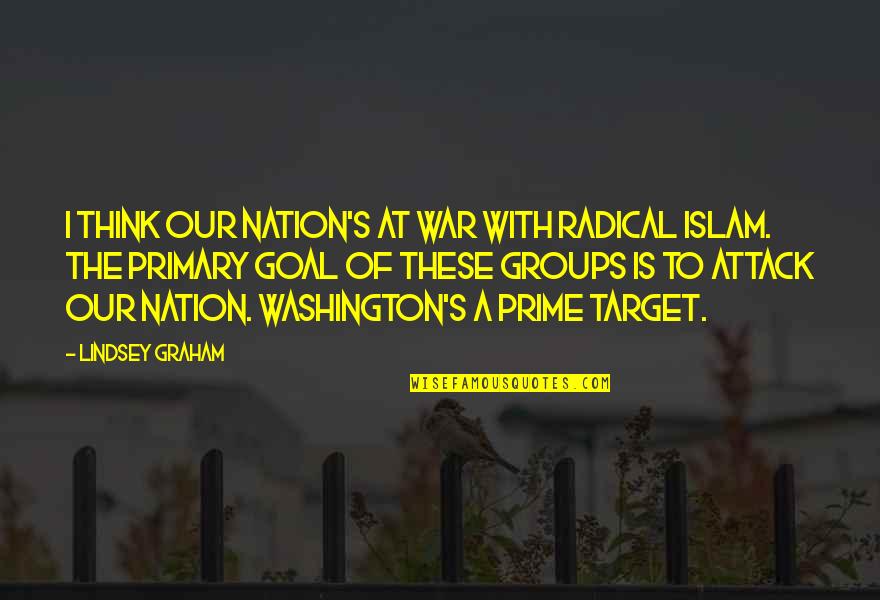 Nation Of Islam Quotes By Lindsey Graham: I think our nation's at war with radical
