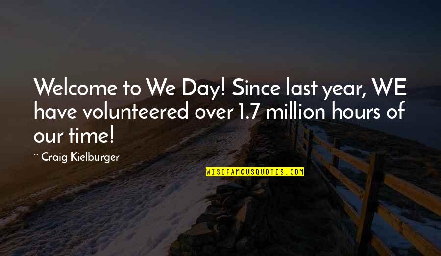 National Nurses Day Quotes By Craig Kielburger: Welcome to We Day! Since last year, WE