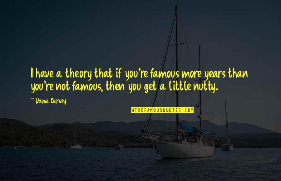 National Security 2003 Quotes By Dana Carvey: I have a theory that if you're famous National Security 2003 Quotes By Dana Carvey: I have a theory that if you're famous