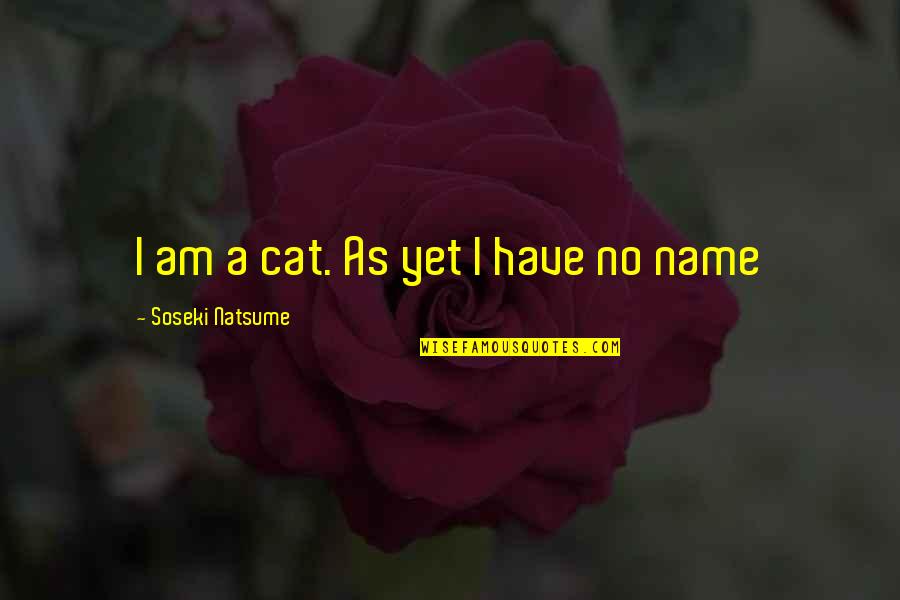 Natsume Soseki Quotes By Soseki Natsume: I am a cat. As yet I have Natsume Soseki Quotes By Soseki Natsume: I am a cat. As yet I have
