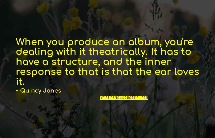 Naturaland Quotes By Quincy Jones: When you produce an album, you're dealing with