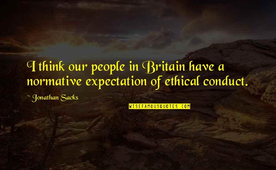 Nature And Animal Lover Quotes By Jonathan Sacks: I think our people in Britain have a
