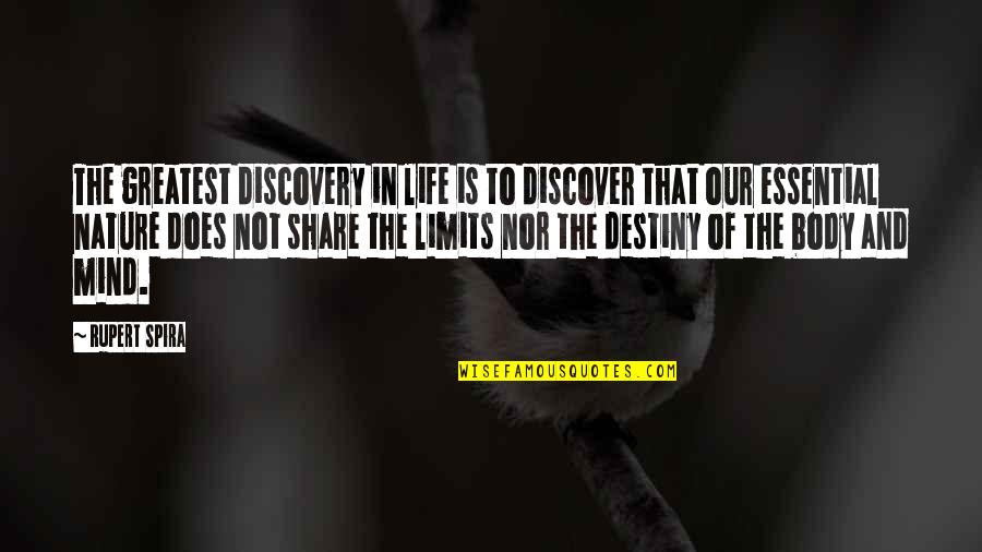 Nature And Discovery Quotes By Rupert Spira: The greatest discovery in life is to discover
