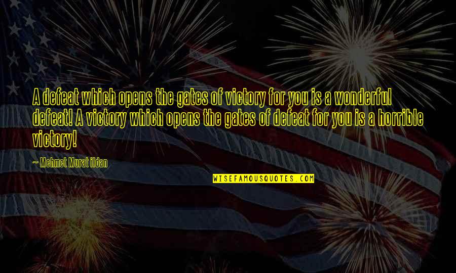 Nature David Attenborough Quotes By Mehmet Murat Ildan: A defeat which opens the gates of victory Nature David Attenborough Quotes By Mehmet Murat Ildan: A defeat which opens the gates of victory